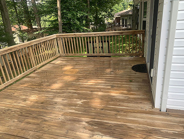 After Deck/Fence Cleaning