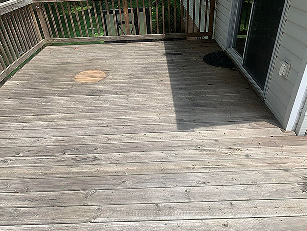 Before Deck/Fence Cleaning