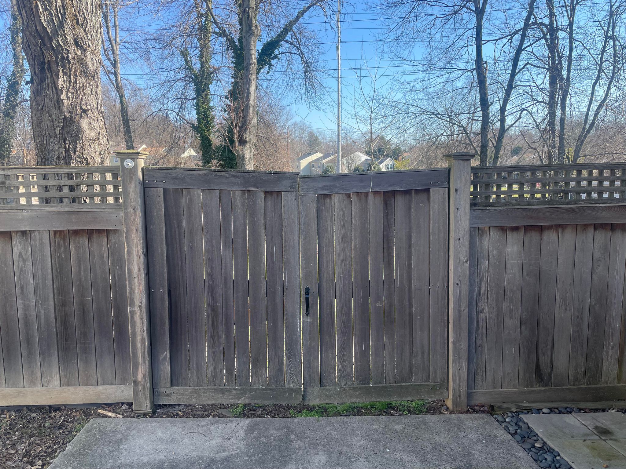 fence cleaning