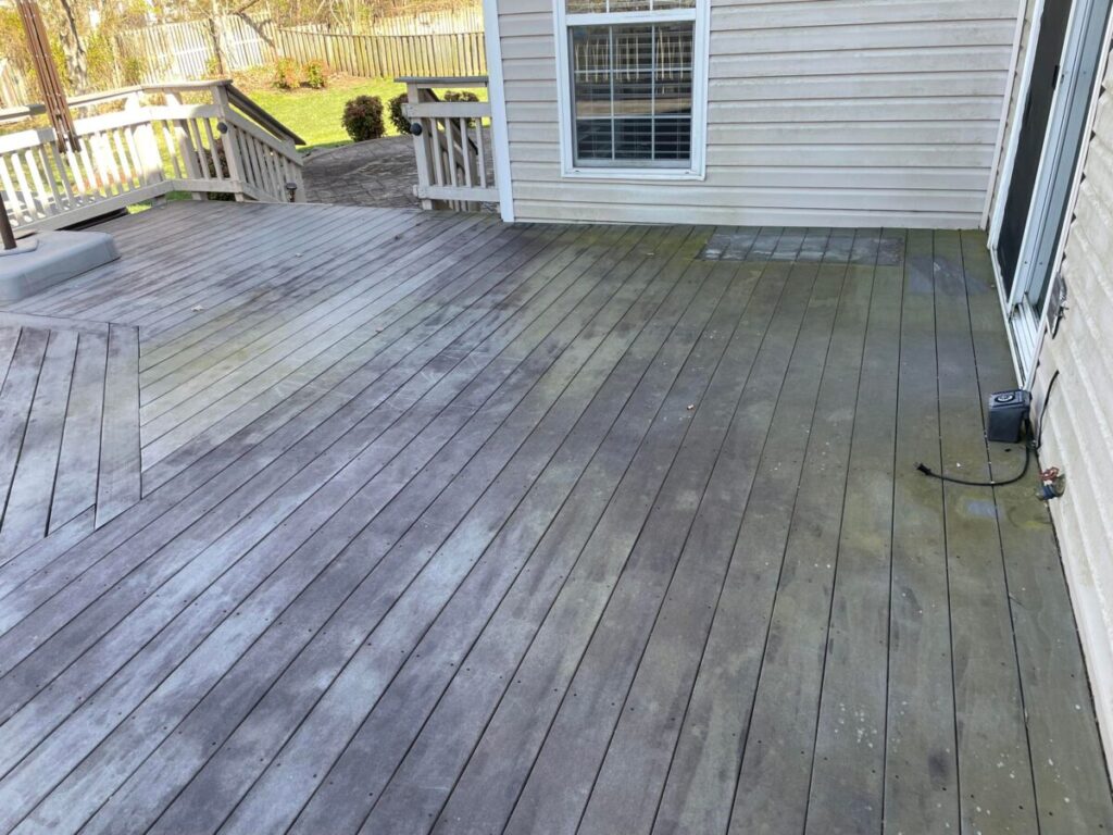 Deck cleaning