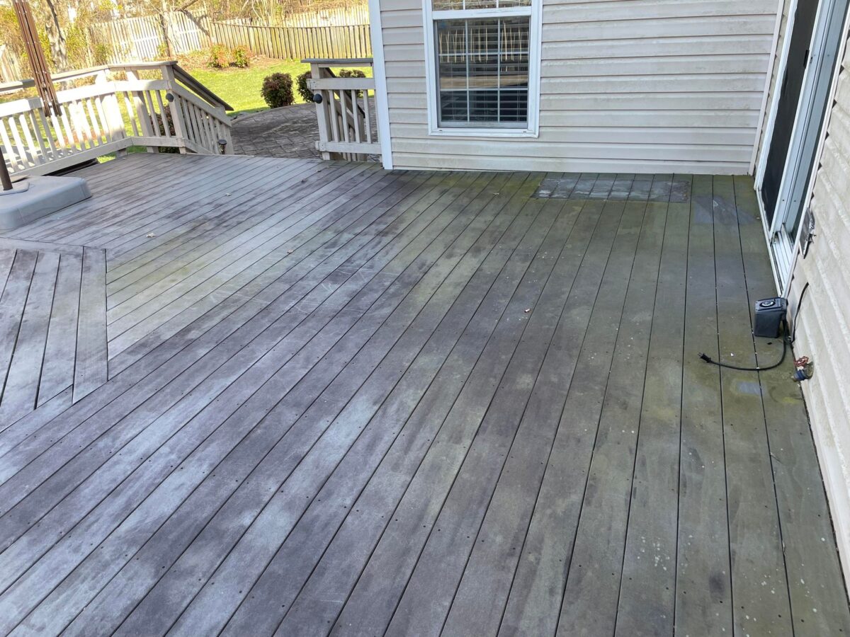 Deck cleaning